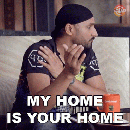 Bowling Player Harbhajan Singh My Home GIF