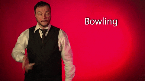 Bowling Sign Language GIF