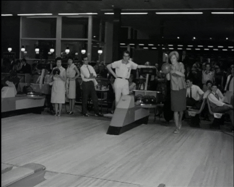 Bowling Strike Old Clip GIF