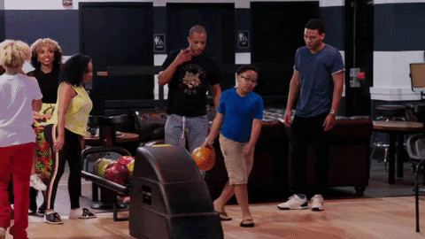 Bowling Tired Major Harris GIF