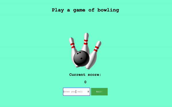 Bowling Video Game Loading GIF