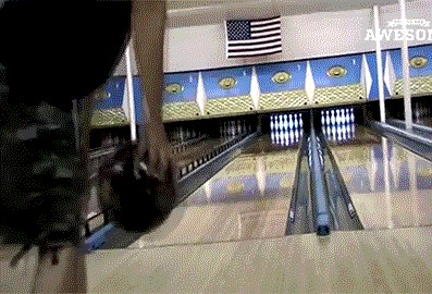Bowling Wrong Alley Strike GIF