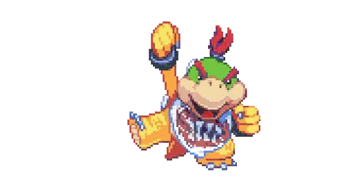 Bowser Jr. Pixel Art