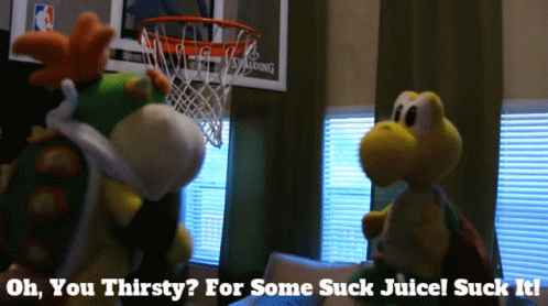Bowser Jr Suck Juice GIF