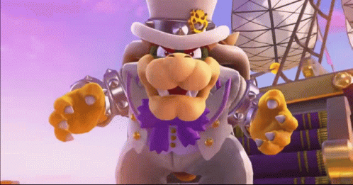 Bowser King Koopa Fire Breath GIF