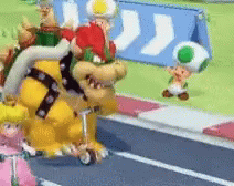 Bowser King Koopa Scooter GIF