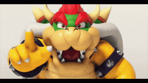 Bowser On His Phone Clip GIF