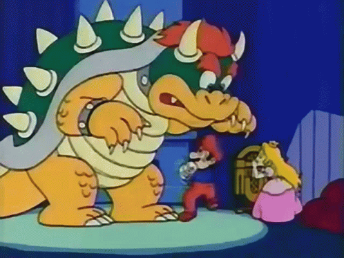 Bowser Peaches Bowser Caught Peaches GIF