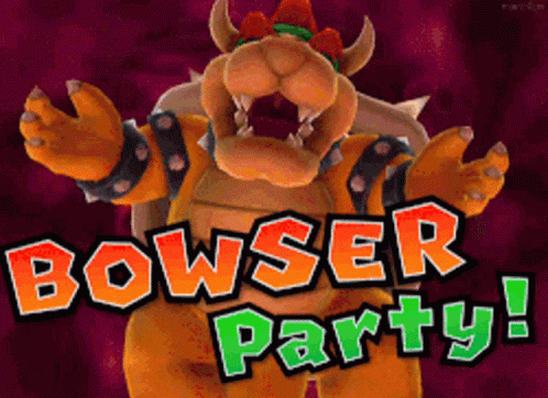 Bowser Peaches Bowser Party GIF