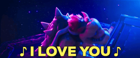 Bowser Peaches I Love You GIF