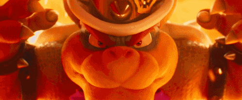 Bowser Peaches Piranha Flowers GIF