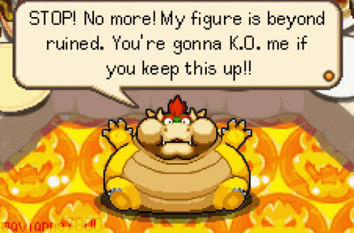 Bowser Peaches Stop No More GIF