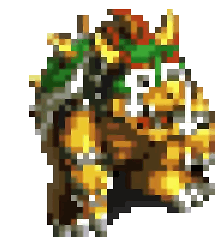 Bowser Pixel Art From Mario