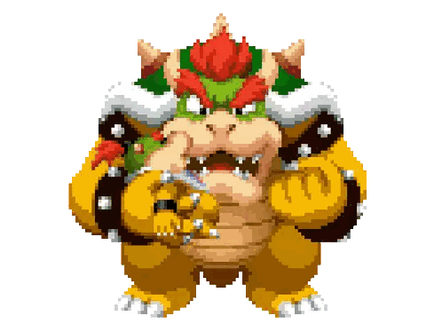 Bowser Pixel Art From Mario