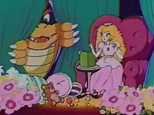 Bowser Super Mario Peach GIF