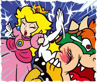 Bowser Super Mario Princess GIF