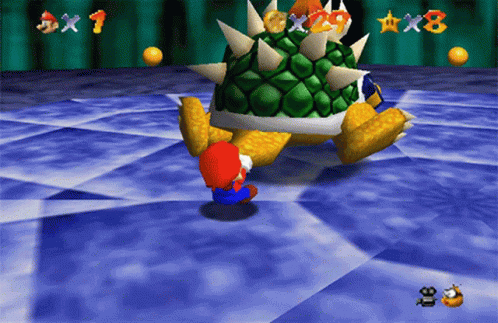 Bowser Super Mario Swing GIF