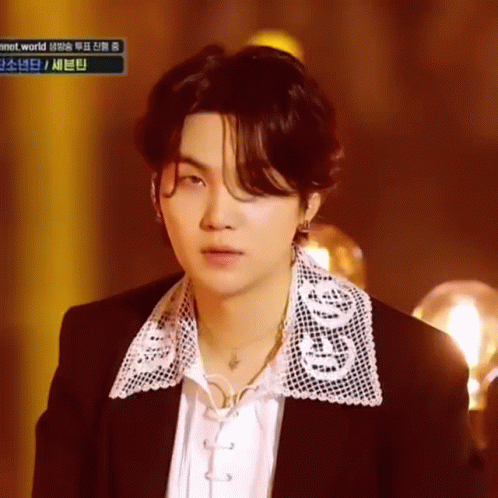 Box Breathing Suga Kpop GIF
