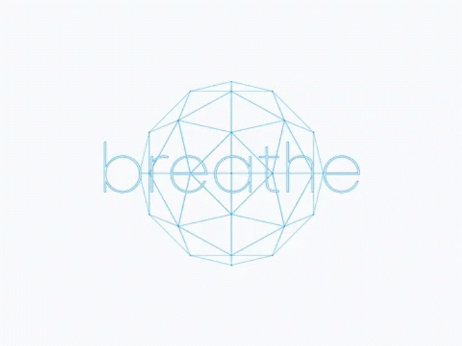 Box Breathing Geometrical Shape GIF