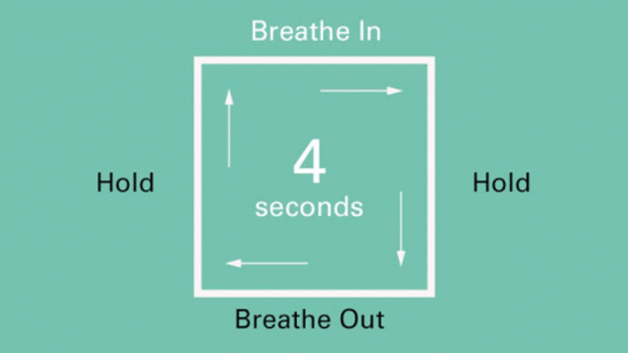 Box Breathing Guided Breath Work GIF