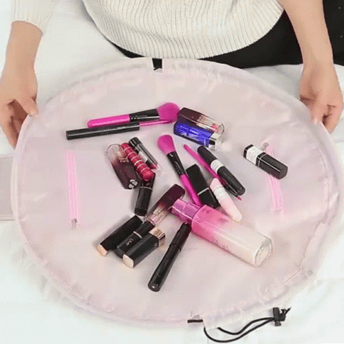 Box Breathing Makeup Bag GIF
