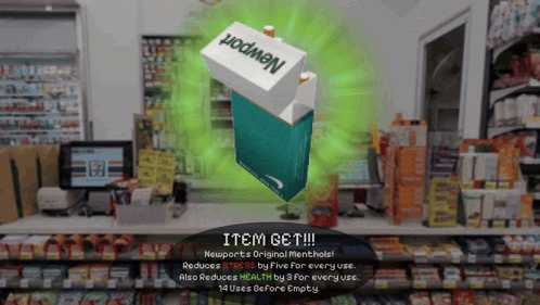 Box Of Newport Original Menthols GIF