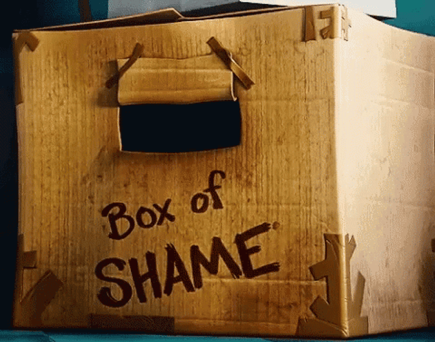 Box Of Shame Forgive Me GIF