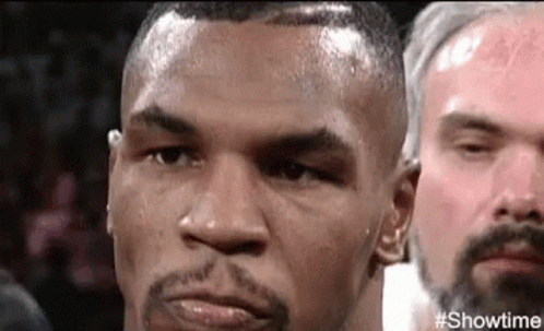 Boxer Close Up With Man Behind GIF