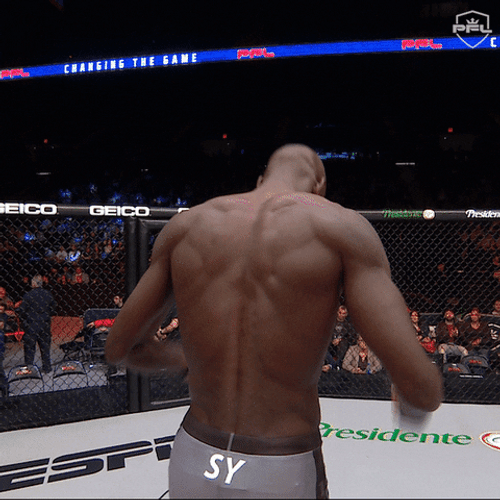 Boxer Doing Thank You Bow Gesture GIF