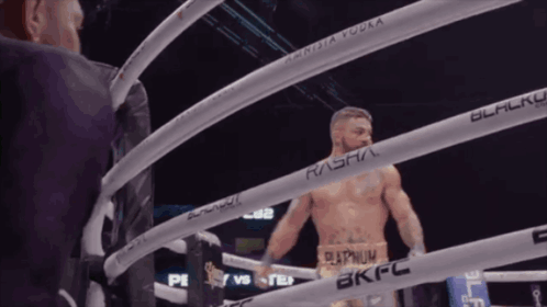 Boxer in Ring Rasha Rope