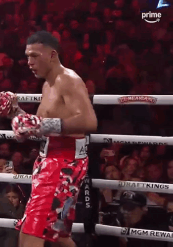 Boxer In Ring With Prime GIF