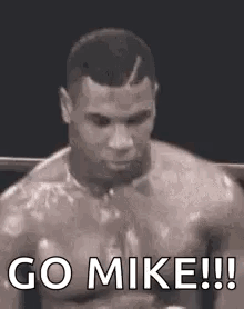 Boxer Saying Go Mike GIF