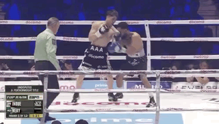 Boxers Fighting In Ring GIF