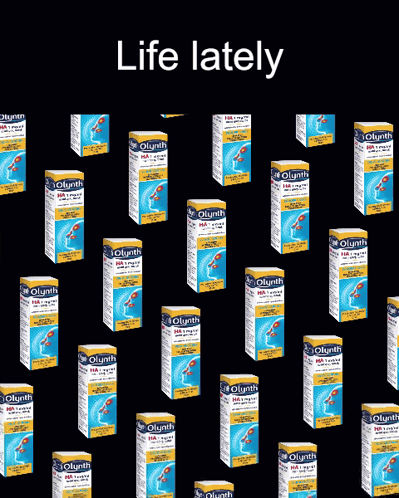 Boxes of Olynth Lined Up