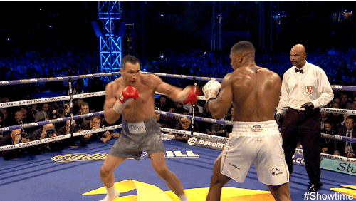 Boxing Knockout Anthony Joshua Vs Wladimir Klitschko GIF
