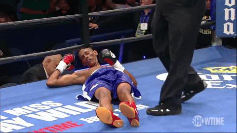 Boxing Knockout Mario Barrios GIF