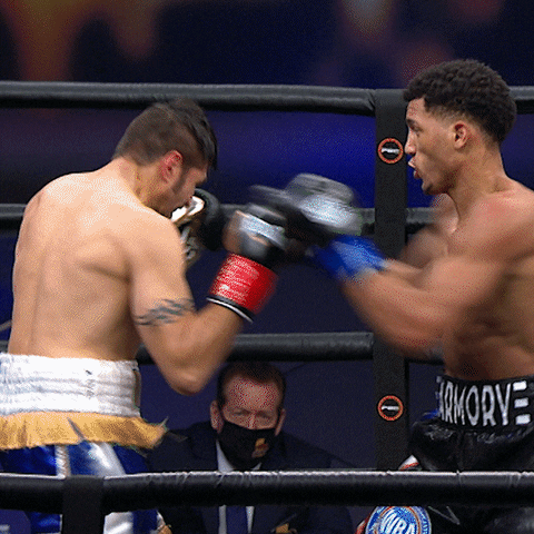 Boxing Knockout With Jalan Walker Vs Alejandro Guerrero GIF