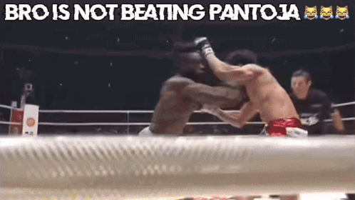 Boxing Match Bro is Not Beating Pantoja