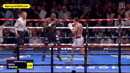 Boxing Match Broadcast on Dazn