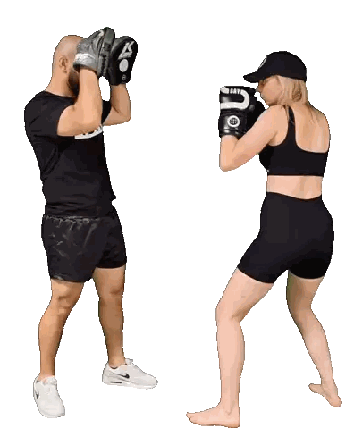 Boxing Match Man and Woman