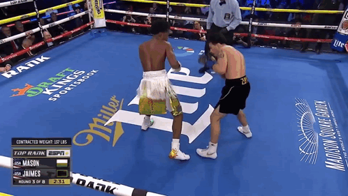 Boxing Match Mason Jamies