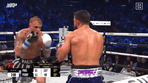 Boxing Match Paul Perry vs James Thurman