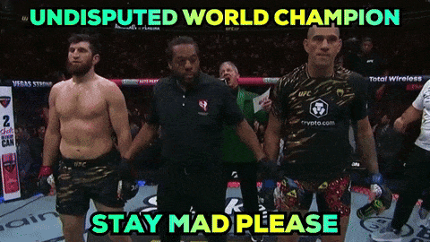 Boxing Match Undisputed World Champion Stay Mad Please