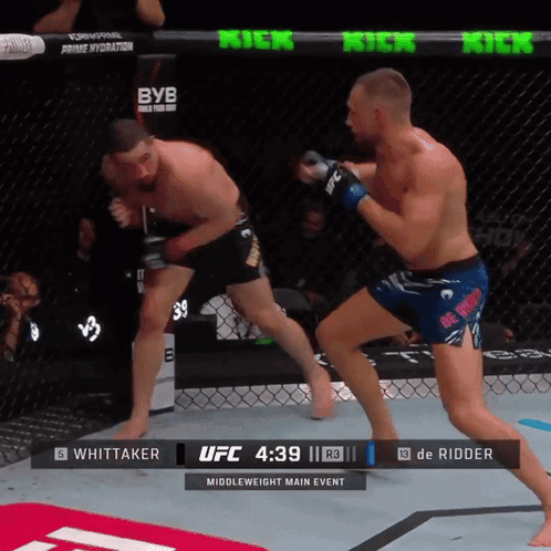 Boxing Match Whittaker Vs De Ridder GIF