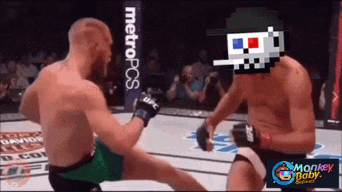 Boxing Match With Monkey Baby Logo