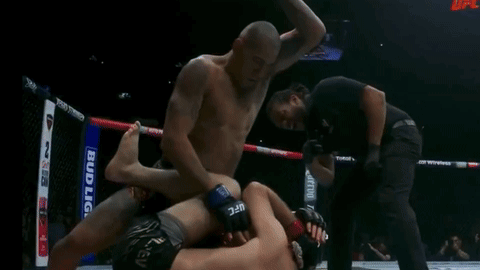 Boxing Ring With Two Men GIF