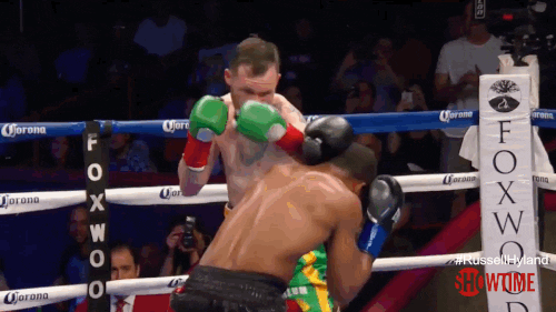Boxing Russell Vs Hyland GIF