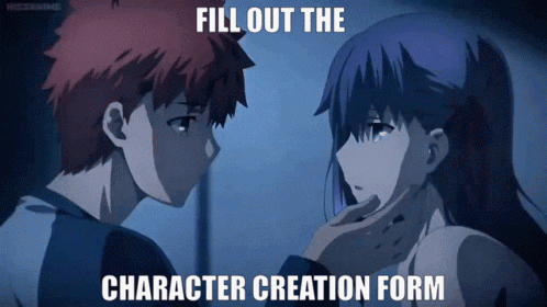 Boy and Girl Fill Out Character Creation Form