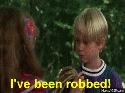 Boy and Girl Girl Saying I've Been Robbed
