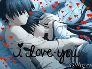 Boy And Girl Hugging I Love You GIF